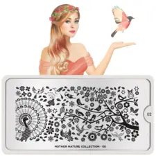 Stamping Nail Art Image Plate MOYOU Mother Nature 02