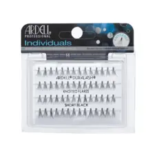 Individual Lashes Knotted Flares ARDELL Short Black
