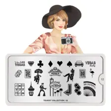 Stamping Nail Art Image Plate MOYOU Tourist 12