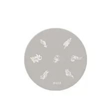 Disc Round Stencil ASN B103