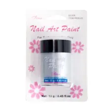 Acrylic Paint for Nail Art - Silver