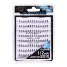 Individual Lashes Knot-Free ARDELL Pro Multi Black Medium 112pcs