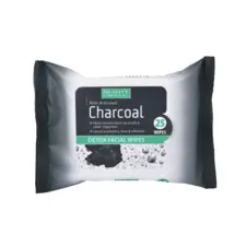 Detox Facial Wipes - Activated Charcoal 25pcs