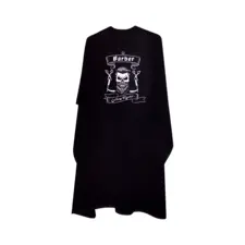 Hair Cutting Cape K13 Black Skull 130x150cm