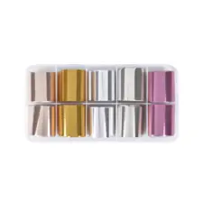 Nail Art Transfer Foils TF104-41 Metallic 10pcs