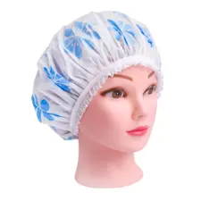 Perm and Shower Cap P0082-5 Blue Flower