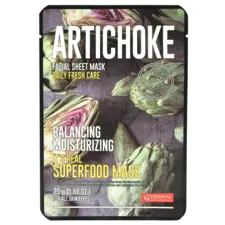 Sheet Face Mask DERMAL Superfood Artichoke
