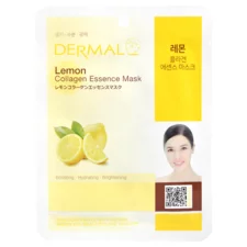 Sheet Brightening Mask DERMAL Collagen Essence Lemon