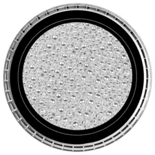 Nail Pearls GZ07 Silver