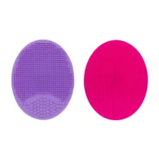 Facial Scrubbers Set - Pink & Purple