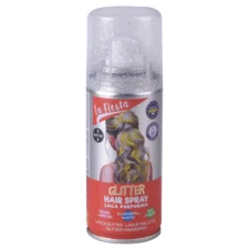 Glitter Hair Spray LA FIESTA Silver 100ml