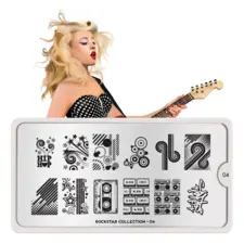 Stamping Nail Art Image Plate MOYOU Rockstar 04