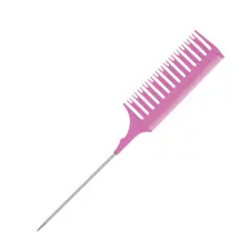 Češalj za izvlačenje pramenova sa iglom INFINITY roze