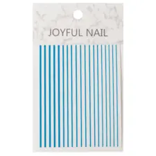 Nail Art Stripes Royal Blue