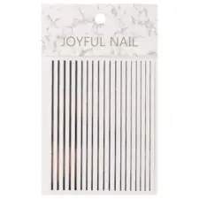 Nail Art Stripes Silver