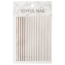 Nail Art Stripes Rose Gold