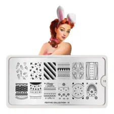 Stamping Nail Art Image Plate MOYOU Festive 13