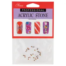 Crystal for Nail Art RSH48 1.5mm 48pcs - Brown
