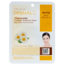 Sheet Mask for Soothing Facial Skin DERMAL Collagen Essence Chamomile