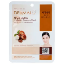 Sheet Mask for Revitalization of Facial Skin DERMAL Collagen Essence Shea Butter