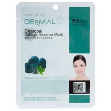 Sheet Mask for Soothing Facial Skin DERMAL Collagen Essence Charcoal