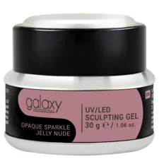 Sculpting Cover Gel GALAXY UV/LED Opaque Sparkle Jelly Nude 30g