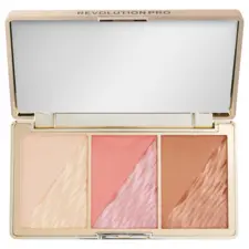 Paleta rumenila, bronzera i hajlajtera REVOLUTION PRO Crystal Luxe 8.4g