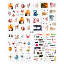 Nail Stickers ASNZJT-205-1-14