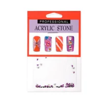 Crystal for Nail Art LOZ48 3.0mm 48pcs - Purple