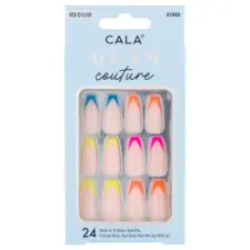 Set of press-on tips CALA Multi Color