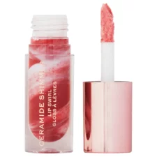 Lip Gloss MAKEUP REVOLUTION Ceramide Lip Swirl Out Out Red 4.5ml