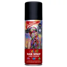 Color Hair Spray LA FIESTA Black 125ml