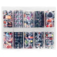 Nail Art Transfer Foils TF001-4 Halloween 10pcs