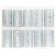 Nail Art Transfer Foils TF001-3 New Year 10pcs
