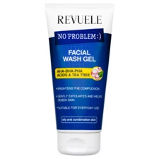 Facial Wash Gel REVUELE No Problem AHA-BHA-PHA Acids & Tea Tree