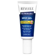 Pimple Removal Gel REVUELE No Problem AHA-BHA-PHA Acids and Tea Tree