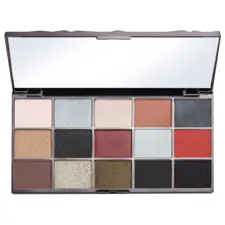 Eyeshadow and Pigments Palette MAKEUP REVOLUTION Glass Black Ice