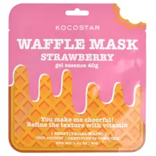 Sheet Facial Mask KOCOSTAR Waffle Strawberry
