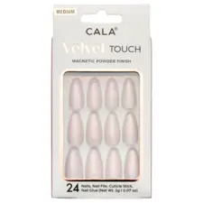 Set of press-on tips CALA Velvet Touch Cateye Pink
