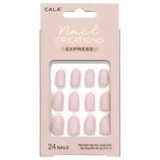 Set of press-on tips CALA Baby Pink