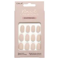 Set of press-on tips CALA Nude