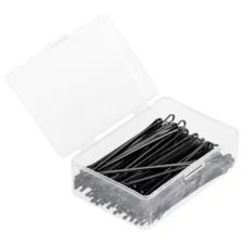Straight Hair Clips Black 100/1