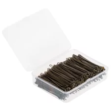 Straight Hair Clips Brown 400/1
