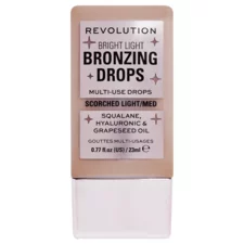 Liquid Bronzer MAKEUP REVOLUTION Bright Light Bronzing Drops Scorched Light