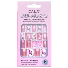 Press-on tips - Pink & Glitter