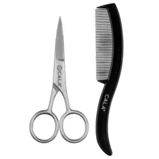 Mustache Scissors & Comb CALA For Men