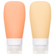 Silicone Travel Bottles SPA NATURAL Orange 2pcs