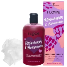 Bathing Set I LOVE Raspberry & Blackberry