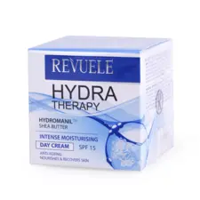 Dnevna krema za intenzivnu hidrataciju kože lica SPF15 REVUELE Hydra Therapy
