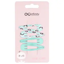 Hair Clips 4/1 - Mint - Panda